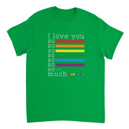 Pride Love Progress Bar T-Shirt Green