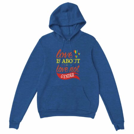 Love Is About Love Equality Hoodie heather Blue