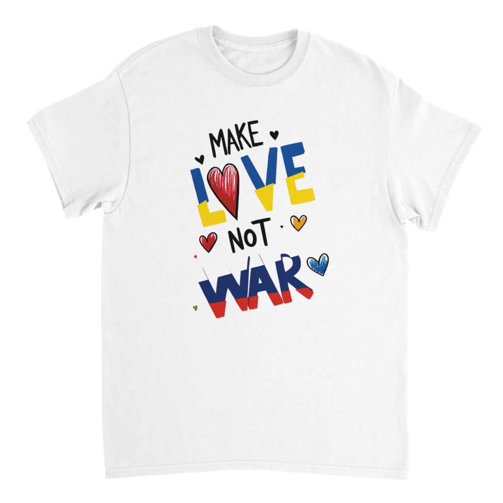 Make Love Not War T-shirt White