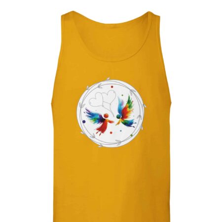 Angels Have No Gender Tank Top Yellow