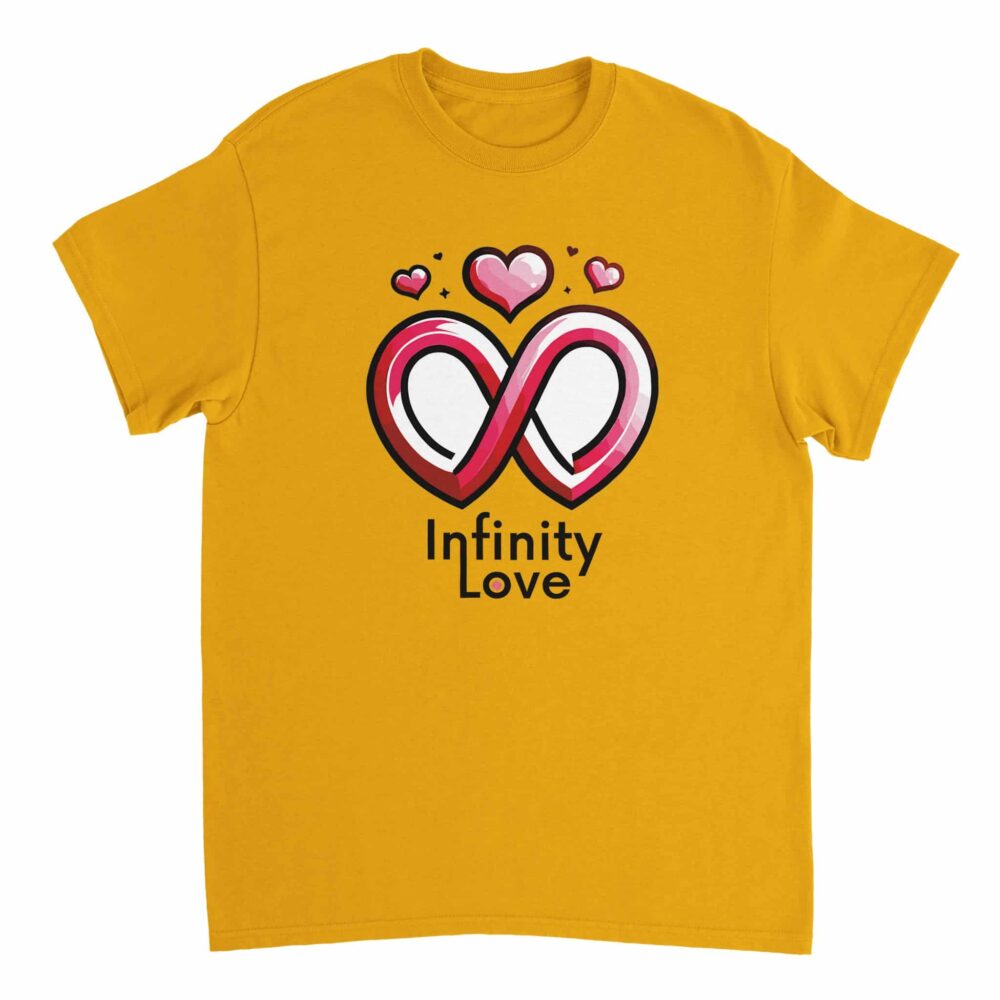 My Love Shirt Infinity Love Yellow