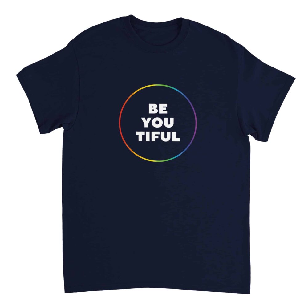 Be You Tiful T-shirt Navy