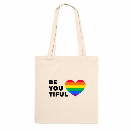 Be You Tiful Pride Tote Bag Natural