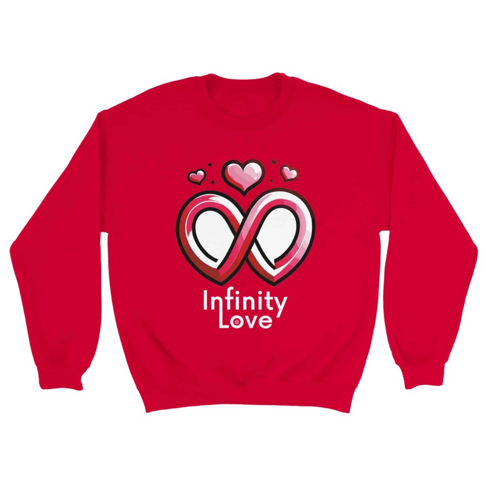 My Love Sweatshirt Infinity Love Red