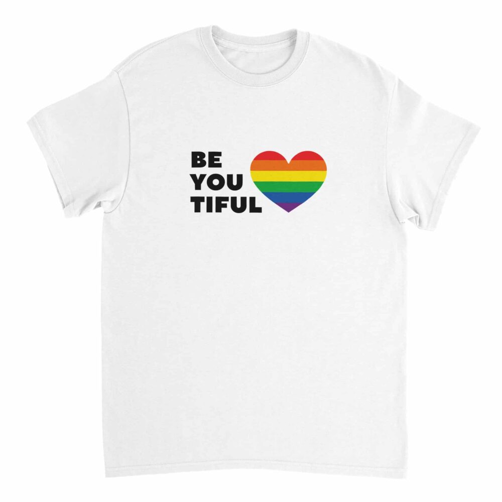 Be You Tiful Pride T-shirt White