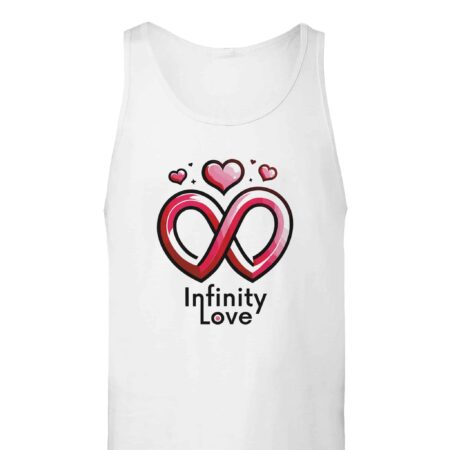 My Love Tank Top Infinity Love White
