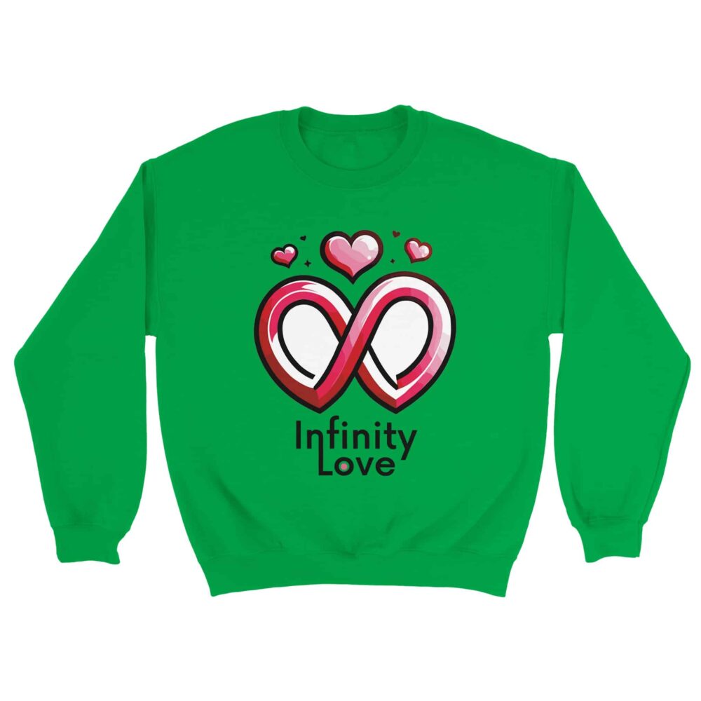 My Love Sweatshirt Infinity Love Green