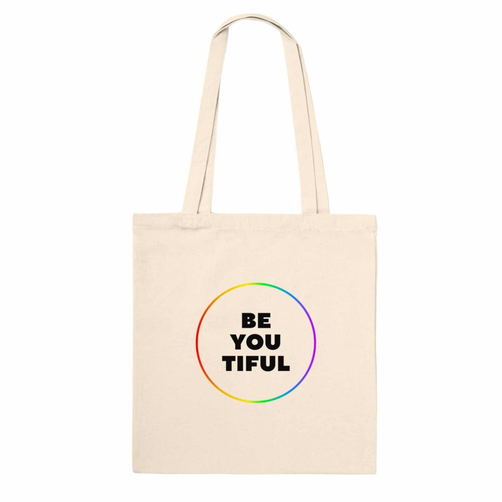 Be You Tiful Tote Bag Natural