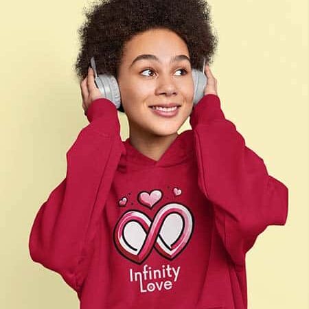 Pride Collection 2024: Do Infinity Love Hoodie Red Unisex