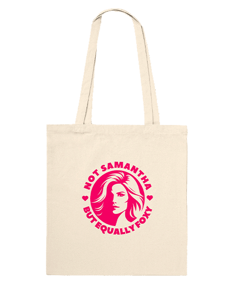 Pride Collection 2024: Tote Bag Samantha Foxy Funny Natural Color