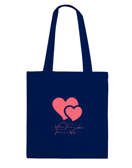 Pride Collection 2024: Tote Bag Two Hearts With Message