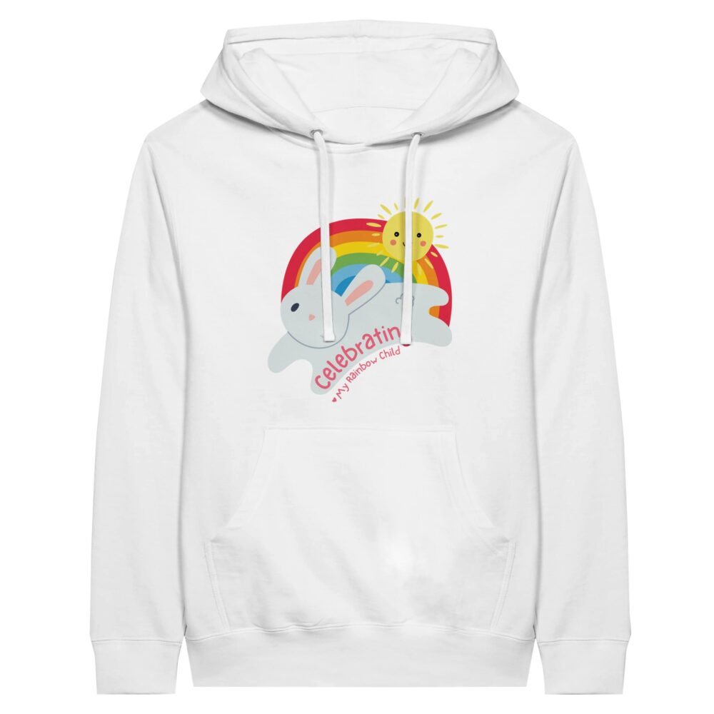 Proud Mom Of a Teenager Hoodie White