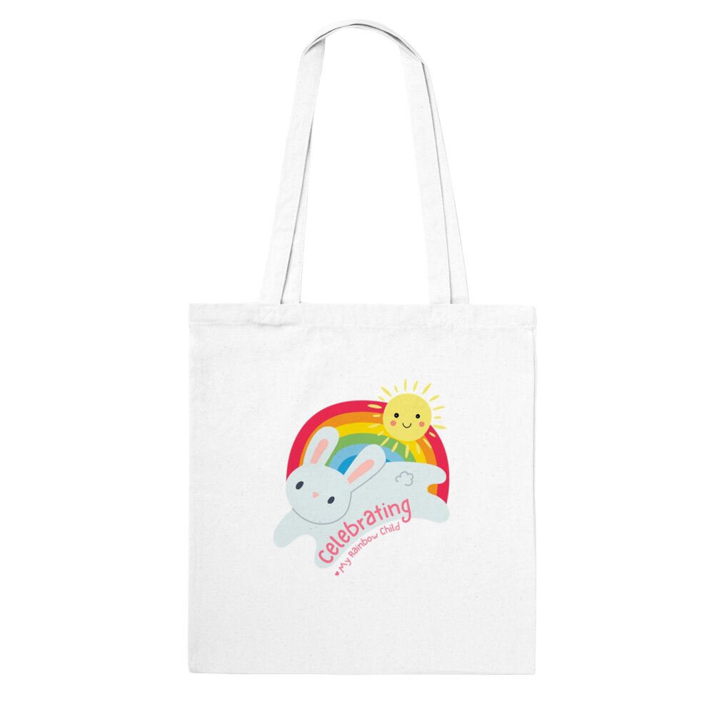 Proud Mom Of a Teenager Tote Bag White
