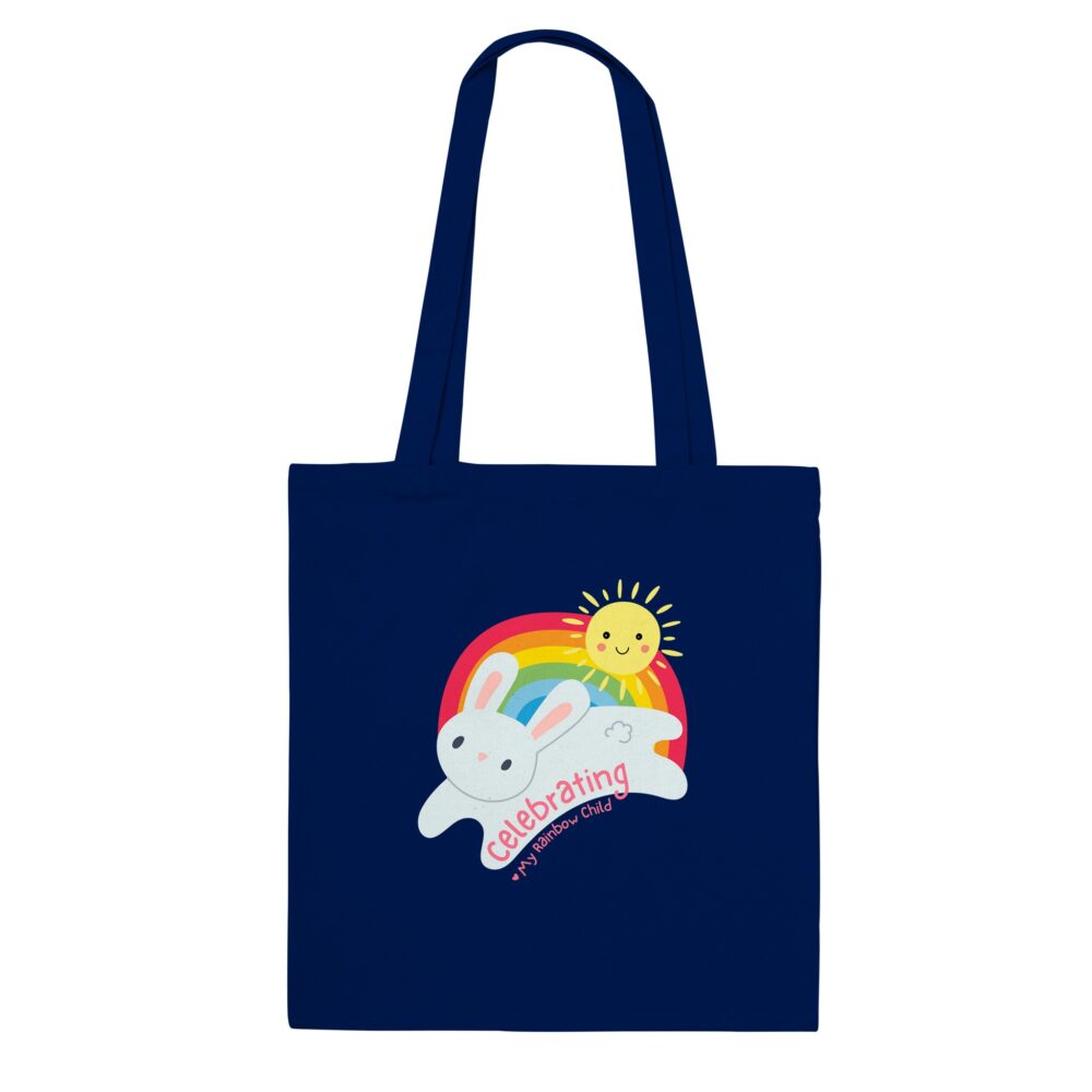 Proud Mom Of a Teenager Tote Bag Navy