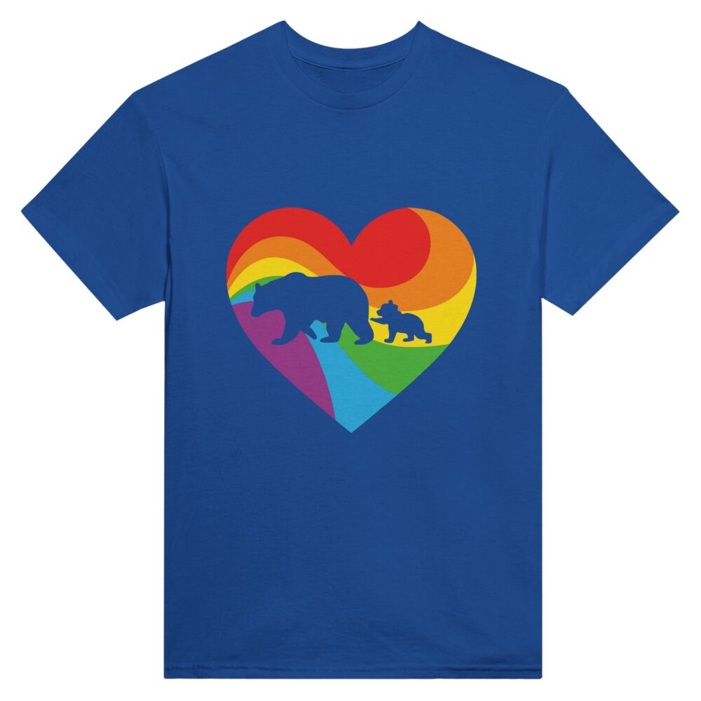 Proud Mom Pride T-shirt Blue