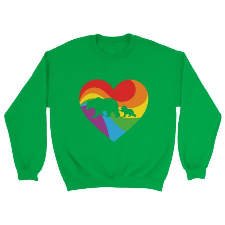 Proud Mom Pride Sweatshirt Green