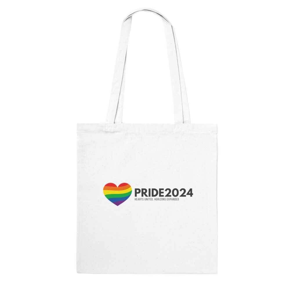 Pride 2024 Declaration Tote Bag White