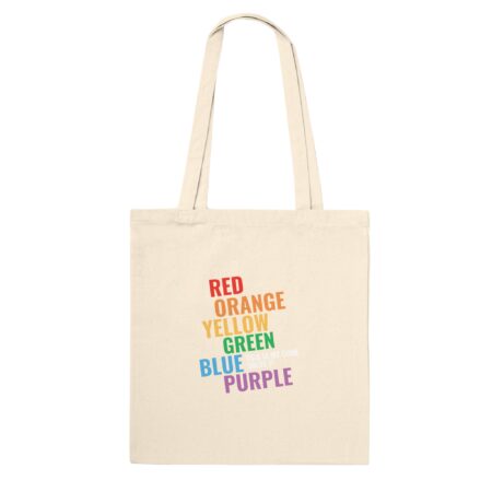 Self-acceptance Pride Tote Bag Natural