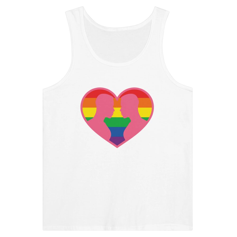 Gays Love Valentine Tank Top White