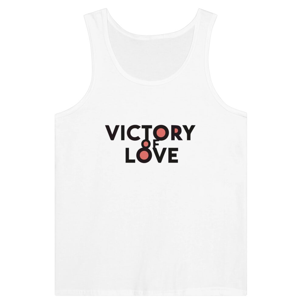 Victory of Love Tank Top White