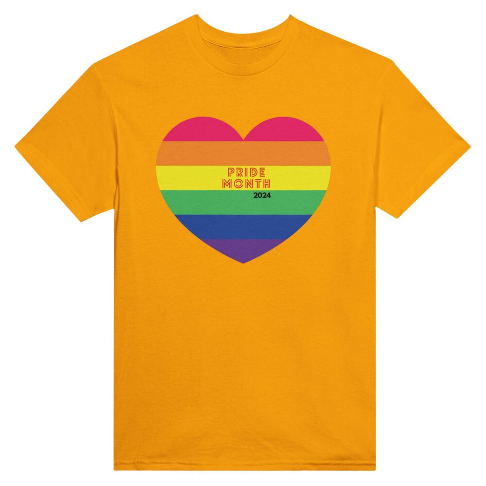 Pride Month 2024 Tee. Yellow