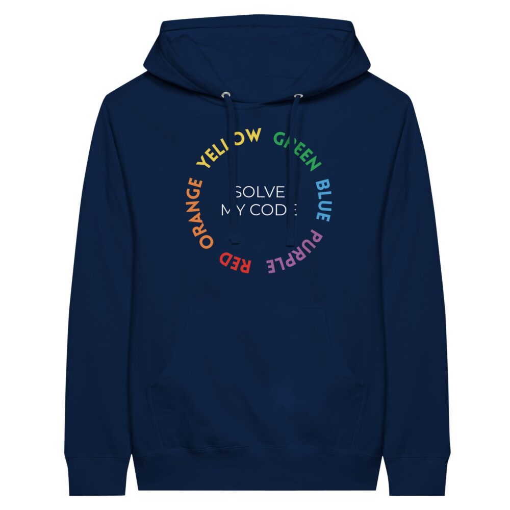 Customizable Hoodie Acceptance Graphic Navy