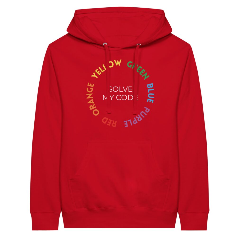 Customizable Hoodie Acceptance Graphic Red