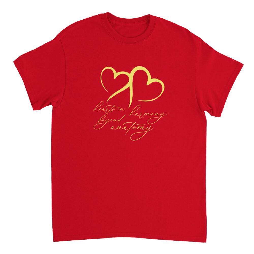 Hearts In Harmony Love T-Shirt Red