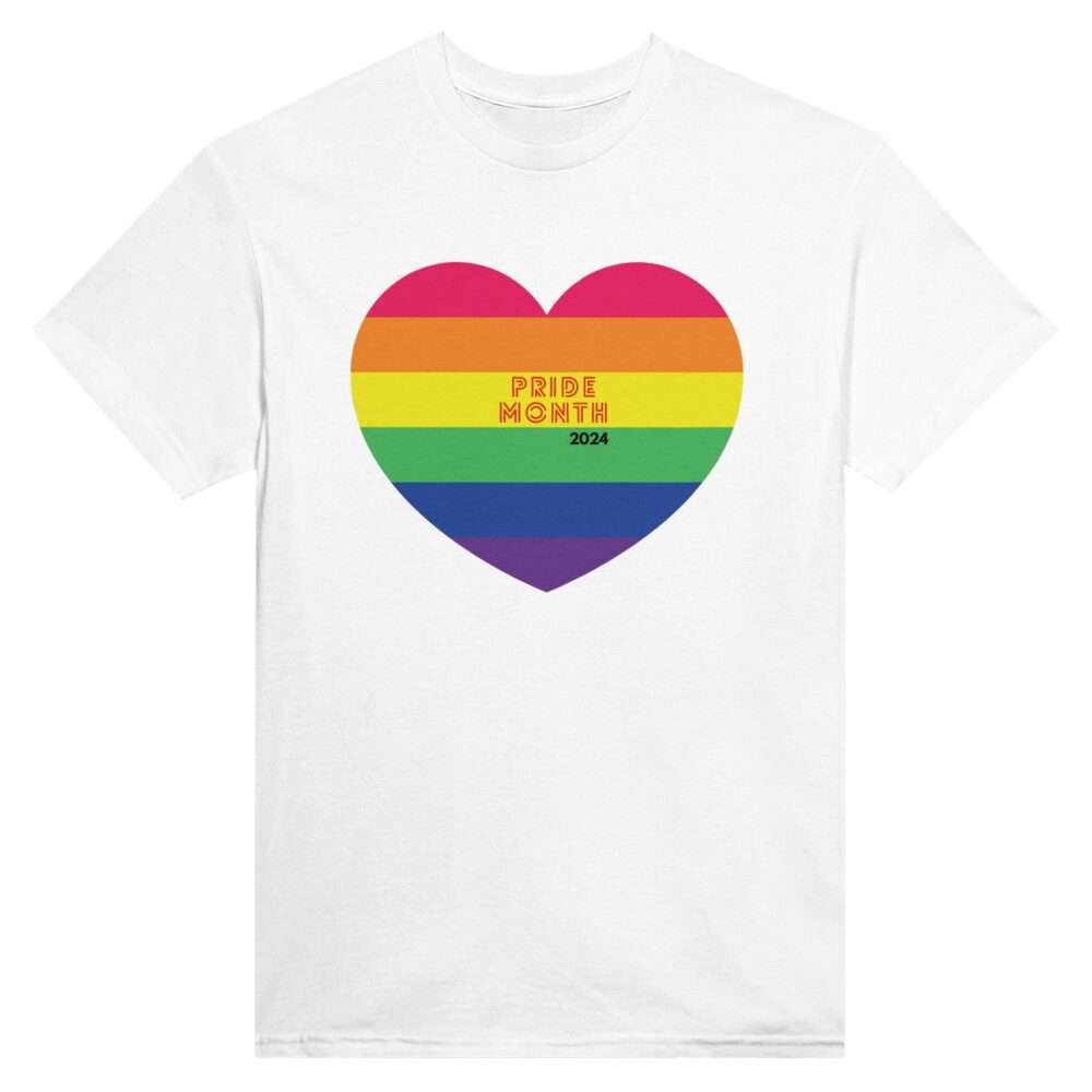 Pride Month 2024 Tee. White
