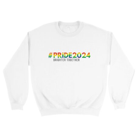 Pride 2024 Brighter Together Sweatshirt White