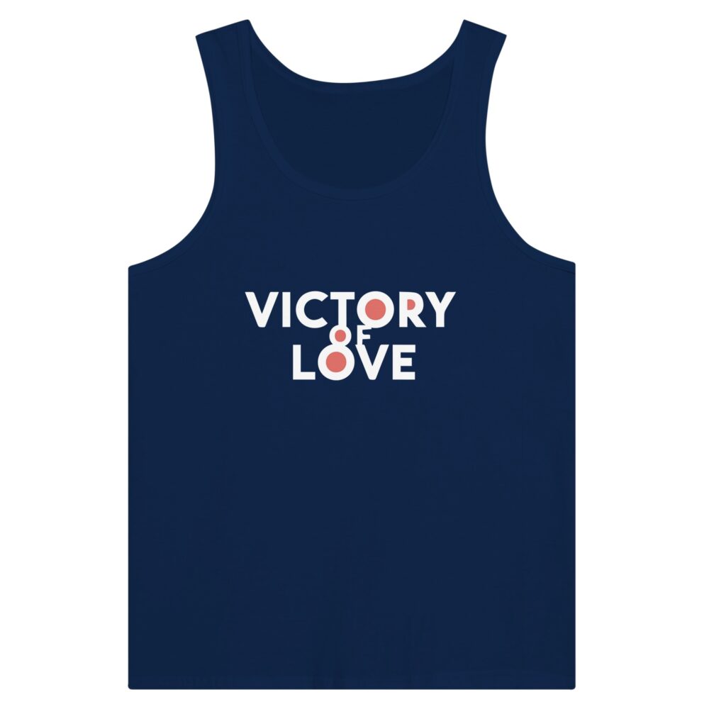 Victory of Love Tank Top Navy