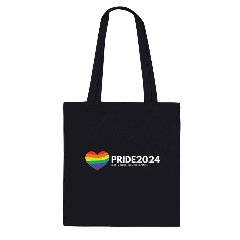 Pride 2024 Declaration Tote Bag Black