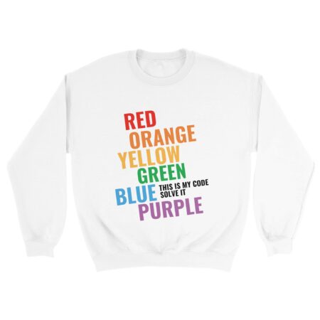 Self-acceptance Pride Sweatshirt White