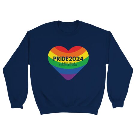 Pride 2024 United Hearts Sweatshirt Navy