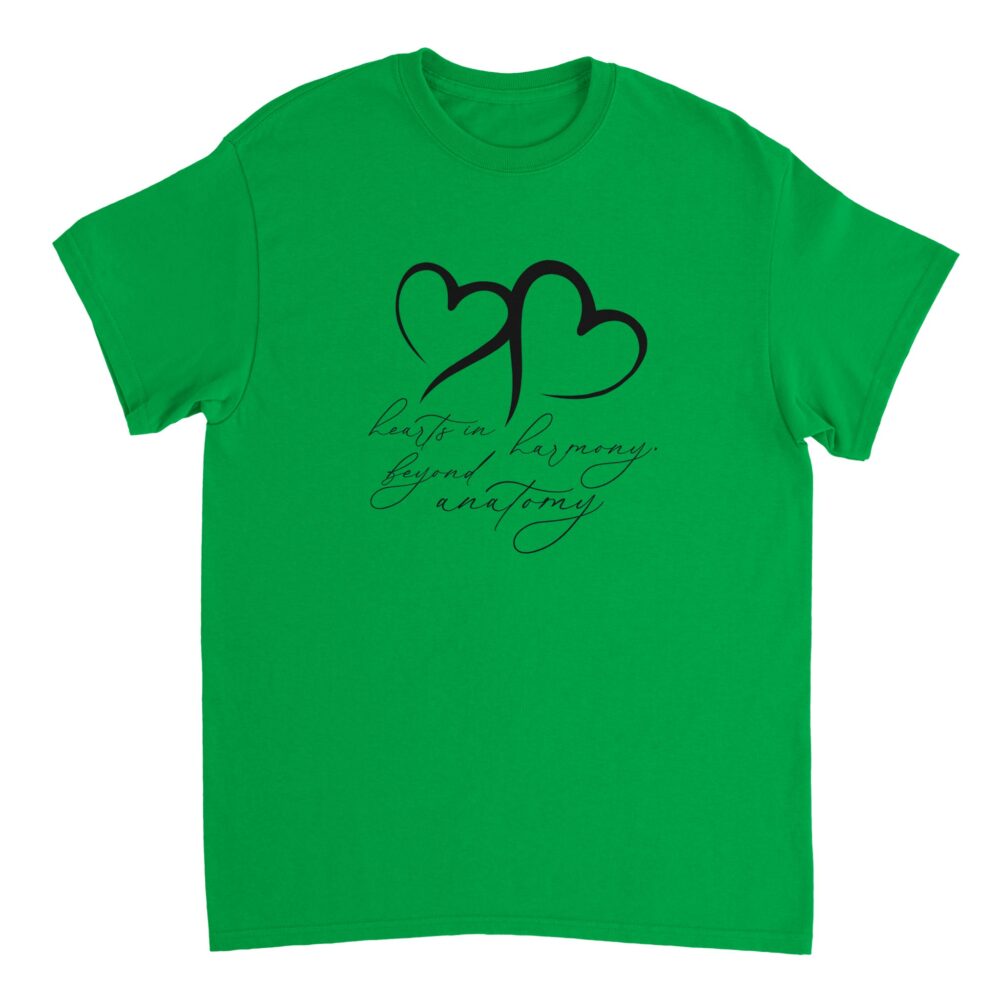 Hearts In Harmony Love T-Shirt Green