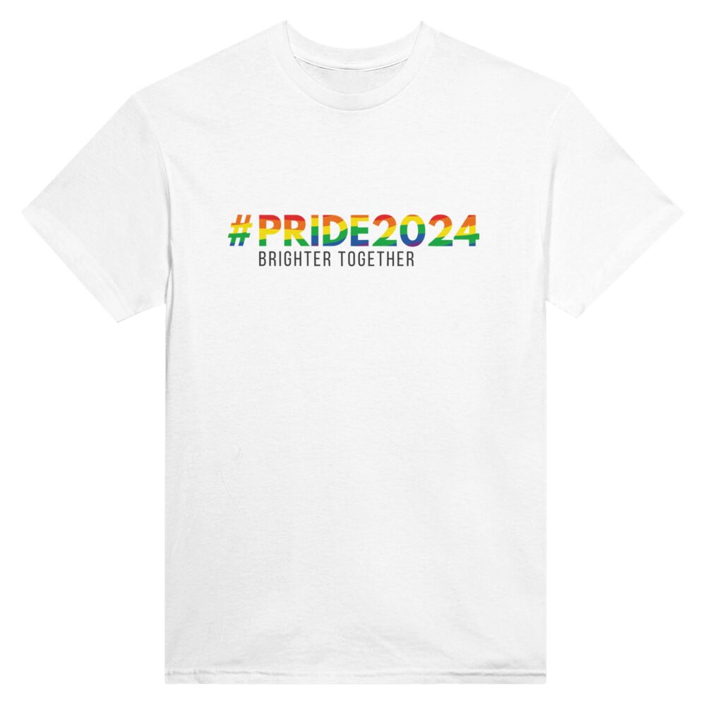 Pride 2024 Brighter Together T-Shirt White