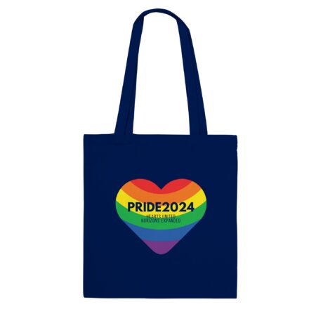 Pride 2024 United Hearts Tote Bag Navy