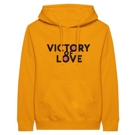 Victory of Love Hoodie Yellow