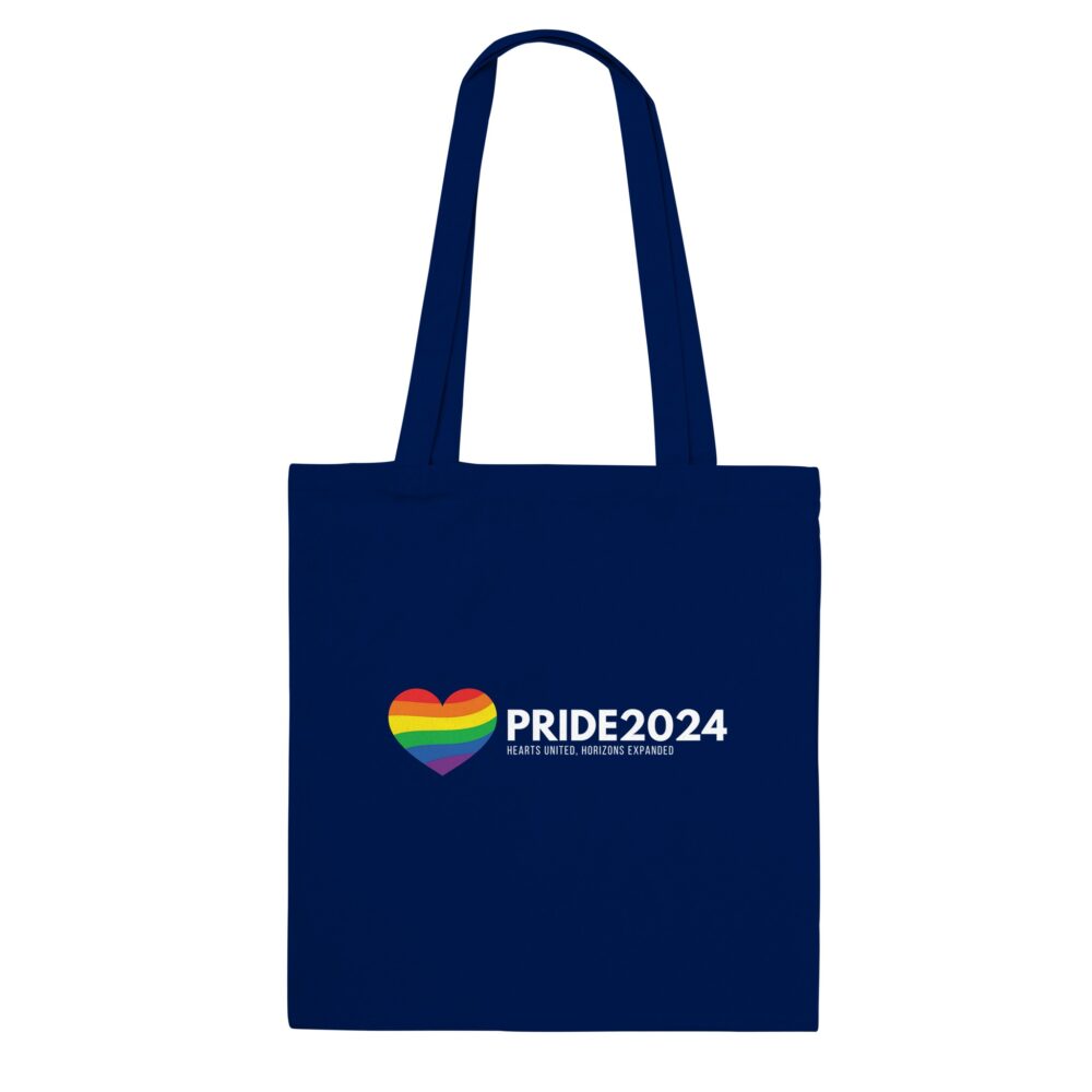 Pride 2024 Declaration Tote Bag Navy