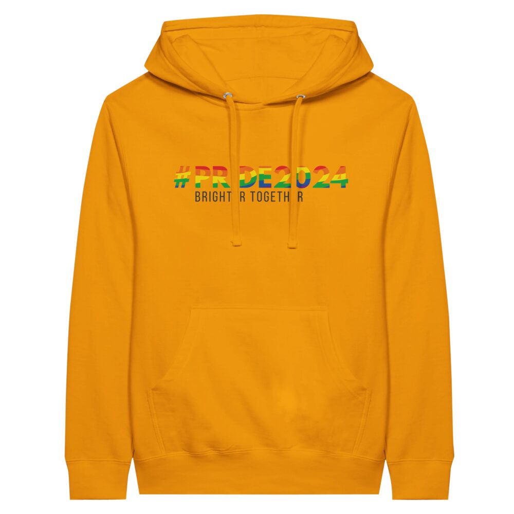 Pride 2024 Brighter Together Hoodie Yellow