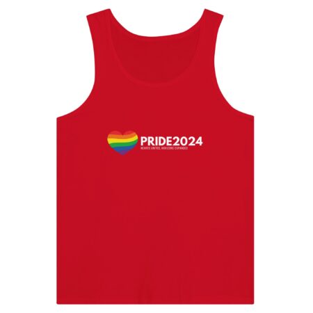 Pride 2024 Declaration Tank Top Red