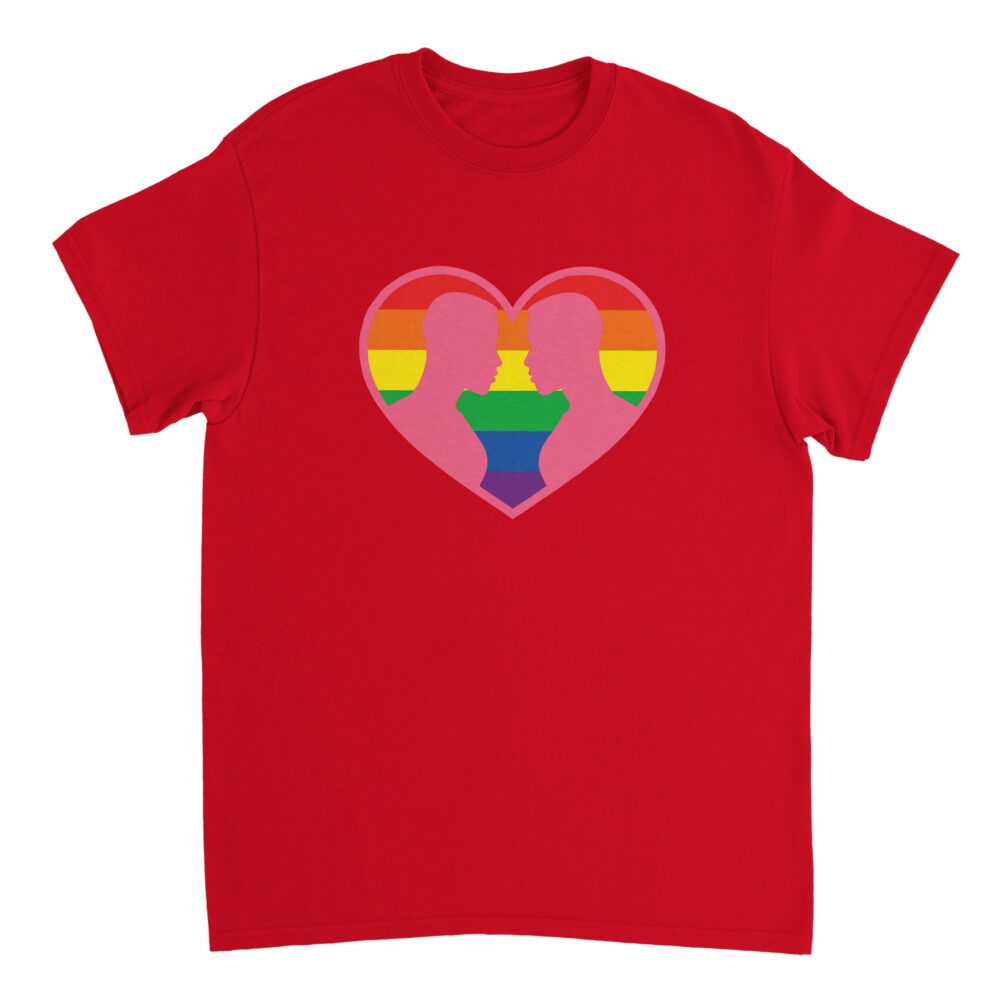 Gays Love Valentine T-Shirt Red