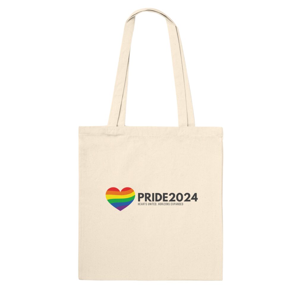 Pride 2024 Declaration Tote Bag Natural