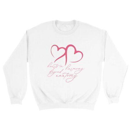 Hearts In Harmony Love Sweatshirt White