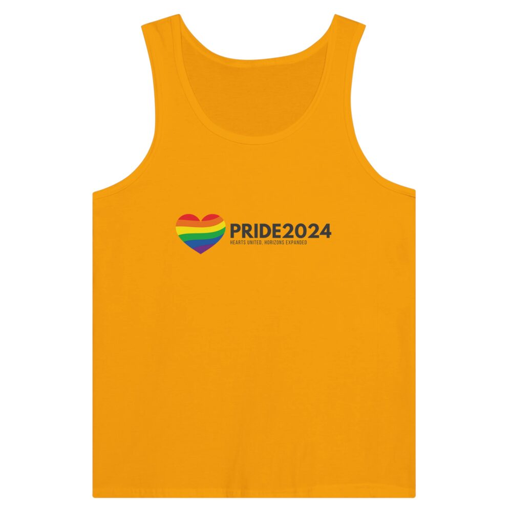 Pride 2024 Declaration Tank Top Yellow