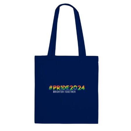 Pride 2024 Brighter Together Tote Bag Navy