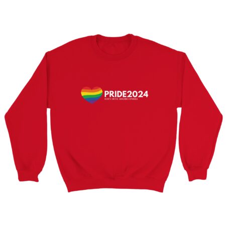 Pride 2024 Declaration Sweatshirt Red