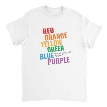 Custom T-Shirt Self-acceptance Pride White