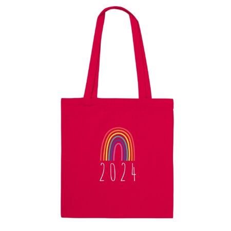 Pride Collection 2024 Tote Bag. Red