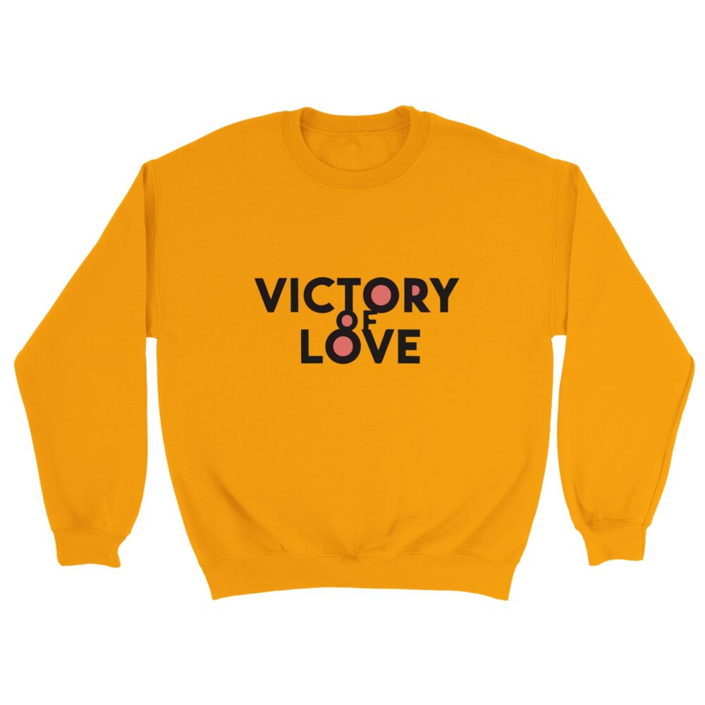 Victory of Love Sweatshirt Yellow